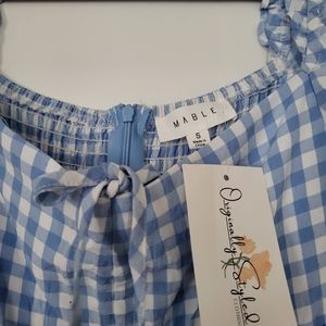 Gingham Jumpsuit Mable Brand Size S